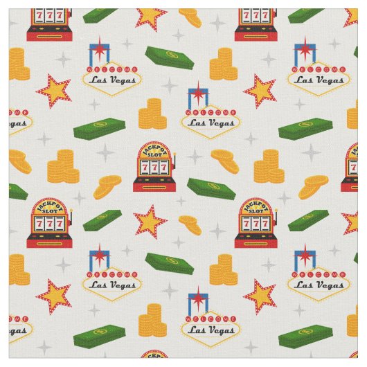 Niedliches Mischspielmuster Stoff (Nahaufnahme)