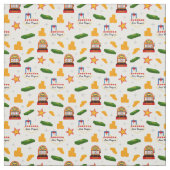 Niedliches Mischspielmuster Stoff (Muster)