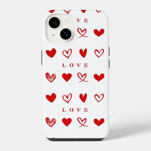 niedliches mit Monogramm iPhone/iPad-Gehäuse iPhone Hülle (Rückseite)