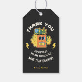 Niedliches Mitarbeiterteam Geschenkanhänger (Rückseite)