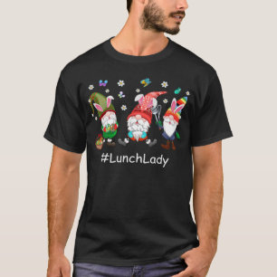 Niedliches Mittagessen Lady Drei Bunny Gnomies Bun T-Shirt