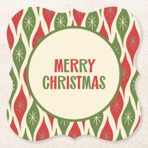 Niedliches Mittelalter Moderner Retro 50er Frohe W Untersetzer