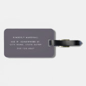 Niedliches Modern Boho Cactus Pattern Gepäckanhänger (Rückseite horizontal)