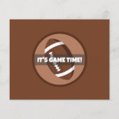 Niedliches Modern Football Budget Foto Geburtstag (Rückseite)