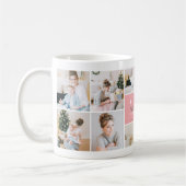 Niedliches Modern Mama Foto Collage Geschenk Kaffeetasse (Links)