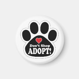 Niedliches, modernes Angebot für Haustiere Adoptie Magnet