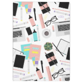 Niedliches, modernes, benutzerdefiniertes Desktop- Klemmbrett (Rückseite)