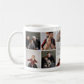 Niedliches, modernes Daddy-Collage-Geschenk Kaffeetasse (Links)