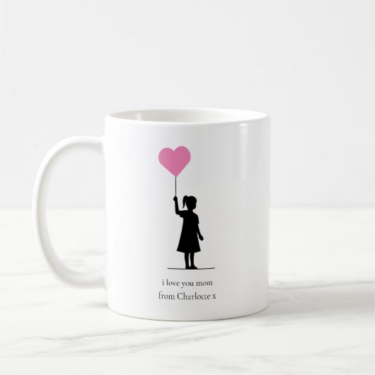 Niedliches modernes, einfaches kaffeetasse (Links)