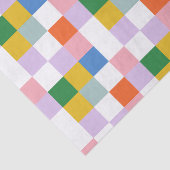 Niedliches, modernes, farbenfroh großes, kariertes seidenpapier (Ausschnitt)