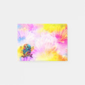 Niedliches, modernes, farbiges Schüssel mit pastel Post-it Klebezettel (Vorderseite)