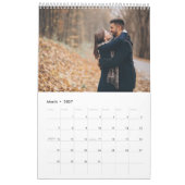 niedliches modernes Foto Kalender (Mär 2027)