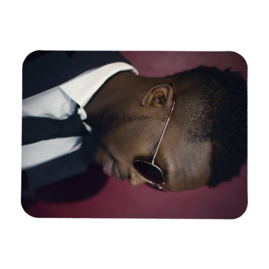 Niedliches modernes Foto Magnet (Horizontal)