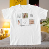 Niedliches modernes FotoCollage I Liebe Sie Oma Ki T-Shirt