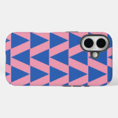 Niedliches modernes geometrisches Muster rosa Koba Case-Mate iPhone Hülle (Rückseite (Horizontal))