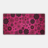 Niedliches, modernes Girly-Floral-Muster - Hot Pin Schreibtischunterlage (Vorderseite)