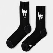 Niedliches, modernes Halloween Socken (Linkes Detail)
