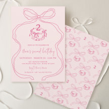 Niedliches, modernes Handgezeichnetes Bow Pink Gir