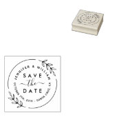 Niedliches, modernes Kleider & Stilschrift Save th Gummistempel (Stempel)