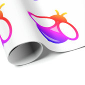 Niedliches, modernes, minimalistisches Bienendesig Geschenkpapier (Rolleneckpunkt)