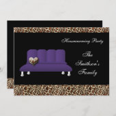 Niedliches modernes Möbelhaus Party Einladung (Vorne/Hinten)