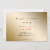 Niedliches modernes Möbelhaus Party Einladung (Rückseite)