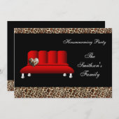 Niedliches modernes Möbelhaus Party Einladung (Vorne/Hinten)