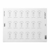 Niedliches modernes Mondapothecary, Candle, Ritual Adressaufkleber (Vorne)