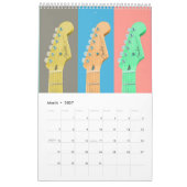 Niedliches modernes Musikgeschenk Kalender (Mär 2027)