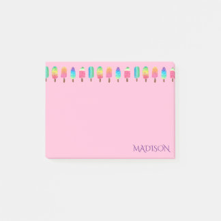 Niedliches, modernes, rosa, Lila Muster Post-it Klebezettel