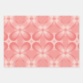 Niedliches, modernes rosa Muster Geschenkpapier Set (Vorderseite 2)