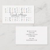 Niedliches, modernes Seamstress-Handstich-Logo Visitenkarte (Vorne/Hinten)
