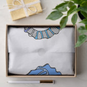 Niedliches modernes Seepferd Zeichnend Nautical Ki Seidenpapier (Geschenk)