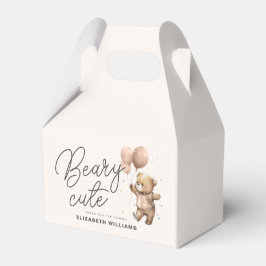 Niedliches modernes Teddy Beary Sweet Baby Dusche  Geschenkschachtel