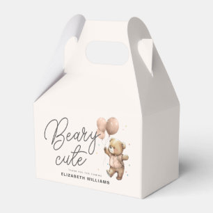 Niedliches modernes Teddy Beary Sweet Baby Dusche  Geschenkschachtel