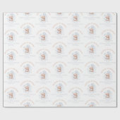 Niedliches modernes Wrapping Paper für Babyduschen Geschenkpapier (Flach)