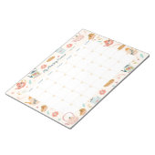 Niedliches Monatsplaner Tee Party Notizblock (angewinkelt)