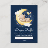 Niedliches Mondschiff der Crescent Navy Begleitkarte (Vorderseite)