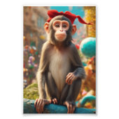 Niedliches Monkey Poster (Vorne)