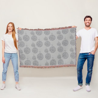 Niedliches monochromatisches Graues Weihnachtsgebä Decke