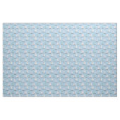 Niedliches Monogramm 2 des Segelboot-Muster-| Stoff (Fat Quarter (45,7 x 55,9 cm))