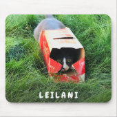 Niedliches Monogramm-Foto Mousepad (Vorne)