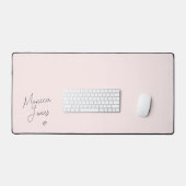 Niedliches Monogramm für Giralsignatur Schreibtischunterlage (Tastatur & Maus)