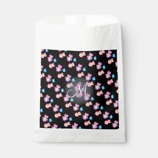 Niedliches Monogramm Geschenktütchen (Vorderseite)