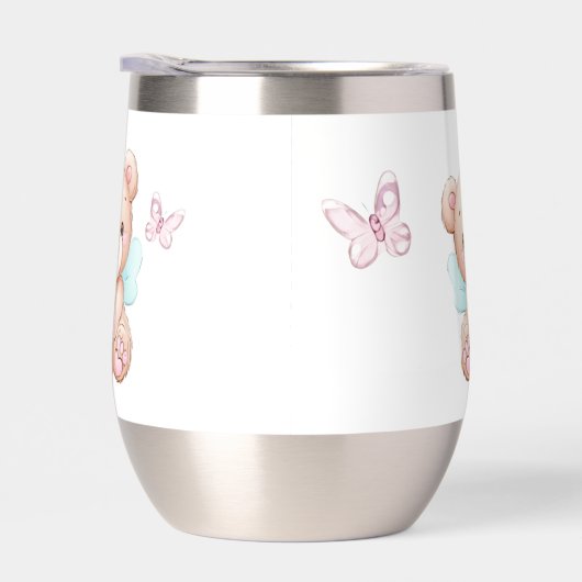 Niedliches Monogramm Wasser Flasche (Rechts)