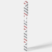 Niedliches Monogramm Zickzack stylisches staubiges Case-Mate iPhone Hülle (Rückseite / Rechts)