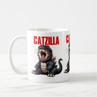 Niedliches Monster-Cat-Geschenk für Katzen- und Ha Kaffeetasse
