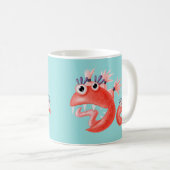 Niedliches Monster Crazy Funny Funny Kids Kaffeetasse (VorderseiteRechts)