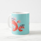 Niedliches Monster Crazy Funny Funny Kids Kaffeetasse (Vorderseite Links)