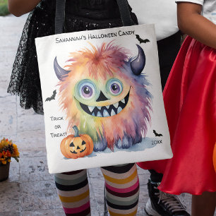 Niedliches Monster Halloween Candy Tasche